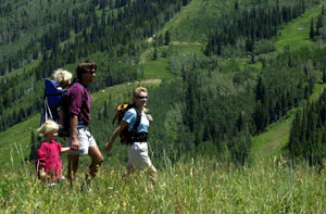 Family Hiking Larry Pierce