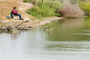 Fishing On The Banks Of The River Fishing On The Banks Of The River