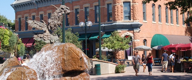 Old Town Fort Collins Summer Old Town Fort Collins Summer